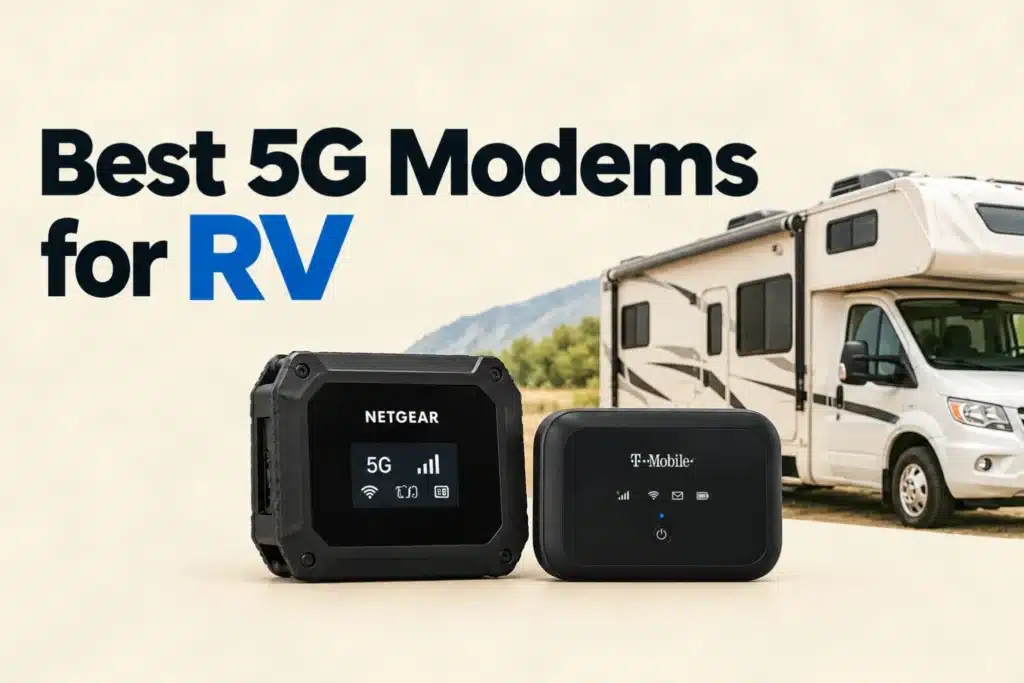 Best 5G Modems for RV Travel