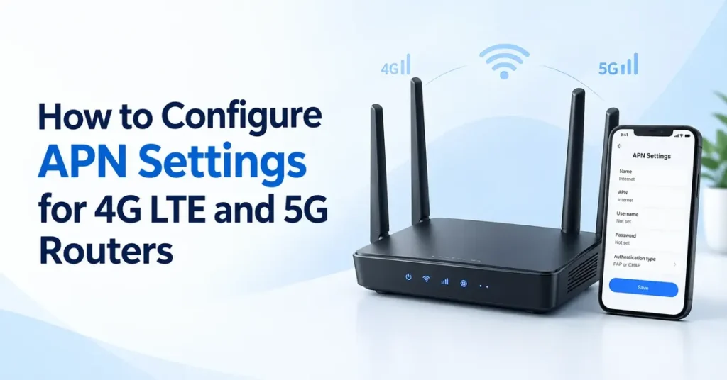 How To Configure Apn Settings For 4g Lte And 5g Routers