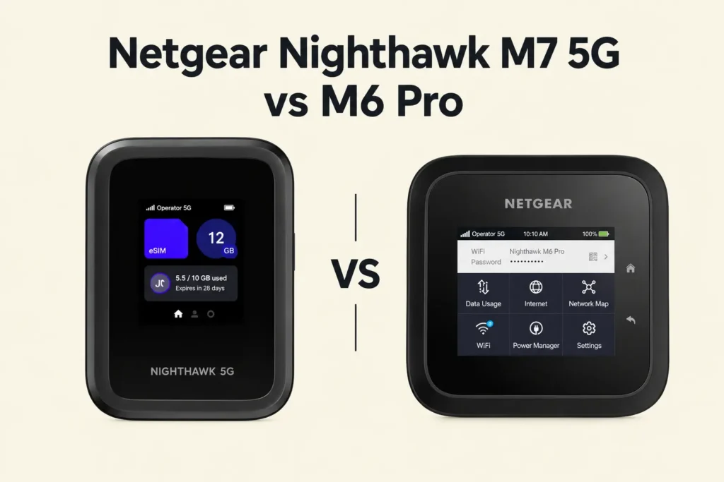 Netgear m7 5g vs m6 pro